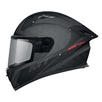 Mt Helmets Kre Plus Carbon Solid A11 Black