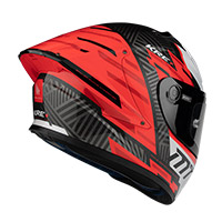 Mt Helmets Kre Plus Carbon Brush A5 rouge - 3