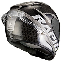 Mt Helmets Rapide Pro Carbon C2 schwarz grau - 3
