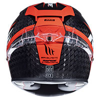 Mt Helmets Rapide Pro Carbon C5 Black Red - 3