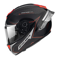 Casco Mt Helmets Rapide Pro Master B5 rojo fluo