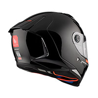 Mt Helmets Revenge 2 S Solid A1 negro brillo - 4