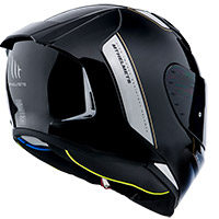 Mt Helmets Revenge 2 Solid A11 Helmet Black - 3