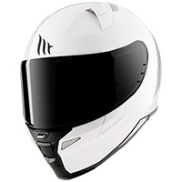 Mt Helmets Revenge 2 Solid A0 Helmet White