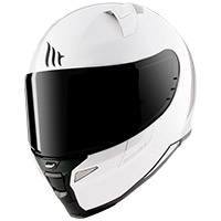 Casque MT Helmets Revenge 2 Solid A0 blanc