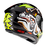 Casco Mt Helmets Targo Crazy Dog G3 amarillo fluo - 3