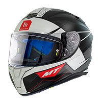 Casco Mt Helmets Targo Podium B0 Bianco Opaco