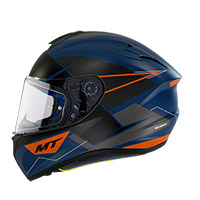 Casco Mt Helmets Targo Podium D7 Blu Opaco