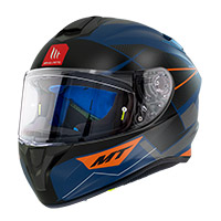 Casco Mt Helmets Targo Podium D7 Blu Opaco