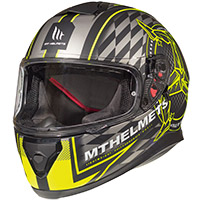 Mt Helmets Thunder 3 Sv Isle Of Man A3 Giallo