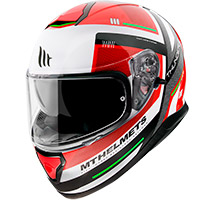 Casco Mt Helmets Thunder 3 Sv Carry C5 rojo