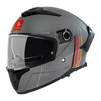 Casco Mt Helmets Thunder 4 Sv Mill C2 Grigio Opaco