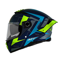 Mt Helmets Thunder 4 Sv Mountain C7 Blue Matt - 2