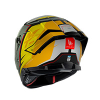 Mt Helmets Thunder 4 Sv Pental B3 Yellow - 3