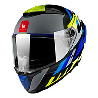 Casco Mt Helmets Thunder 4 Sv Ergo E17 Blu