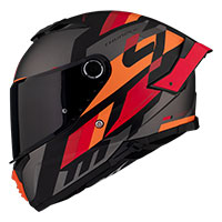 Casque Mt Helmets Thunder 4 Sv Ergo B15 Rouge Mat