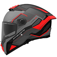 Casco Mt Helmets Thunder 4 Sv Jerk B5 Rosso Opaco