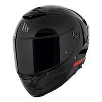 Casco Mt Helmets Thunder 4 Sv Solid A1 Nero Lucido