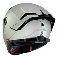 Casco MT Helmets Thunder 4 SV Solid A0 blanco - 3
