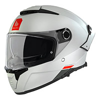 Casco Mt Helmets Thunder 4 Sv Solid A0 Bianco