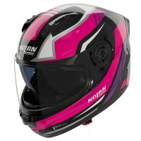 Casco Nolan N60.6 negro fucsia