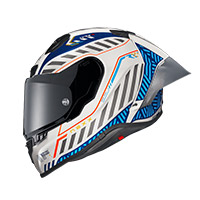 Nexx X.r3r Out Brake Helmet White Blue