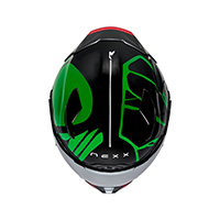 Nexx X.WST3 B-Side Helm schwarz grün - 3