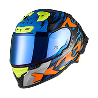 Casque Nexx X.R3R Ziger orange bleu - img 2