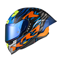 Casque Nexx X.R3R Ziger orange bleu