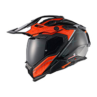 Casco Nexx X.wed3 Furka Arancio Grigio
