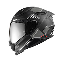 Nexx X.WST3 Fluence ヘルメット ブラック シルバー マット
