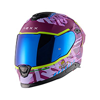 Casco Nexx Y.100r Urbangram Aubergine Opaco - img 2