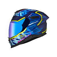 Casco Nexx Y.100R Urbangram azul índigo mate