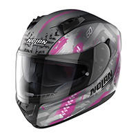Nolan N60.6 Wheelspin Helmet Black Pink