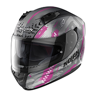 Casco Nolan N60.6 Wheelspin Nero Rosa