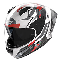 Nolan N60.6 Sport Corsa Helmet White Black Red