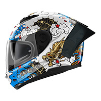 Casco Nolan N60.6 Sport Wyvern blanco - 2