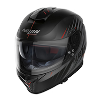 Nolan N80.8 Kosmos N-com Helmet Black White