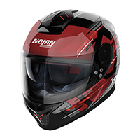 Nolan N80.8 Meteor N-com Helmet Red