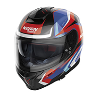 Nolan N80.8 Rumble N-com Helmet Blue Red