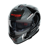 Nolan N80.8 Wanted N-com Helmet Grey