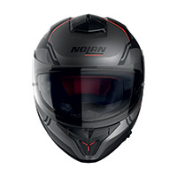 Nolan N80.8 Astute N-Com rot lava grau matt - 4