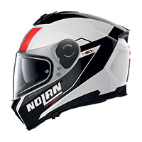 Nolan N80.8 Mandrake N-Com rouge blanc - 2