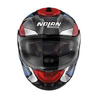 Nolan X-903 ウルトラ カーボン ハイスピード ヘルメット ブルー レッド - 3