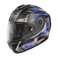 Casque Nolan X-903 Ultra Carbon Highspeed bleu rouge