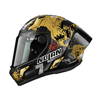 Nolan X-804 Rs Ultra Carbon Replica Checa Gold - 2