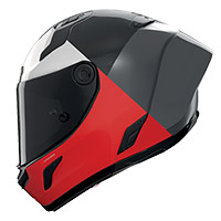 Nolan X-804 Rs Ultra Carbon Blocco Grey Red - 2