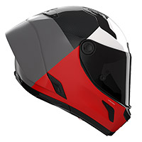 Nolan X-804 Rs Ultra Carbon Blocco Grey Red - 3