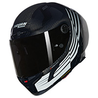 Casco Nolan X-804 Rs Ultra Carbon Ala Nero