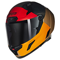 Casco Nolan X-804 Rs Ultra Carbon Blocco Arancio